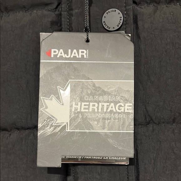 Pajar NWT Channel quilted puffer jacket with a hooded bib and duck down fill XS. - Picture 6 of 16